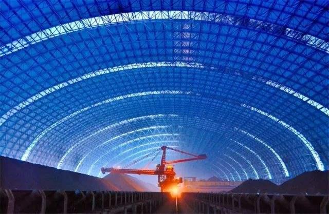 开远亿优钢构工程师为您解析原料场封闭技术的特点和类型